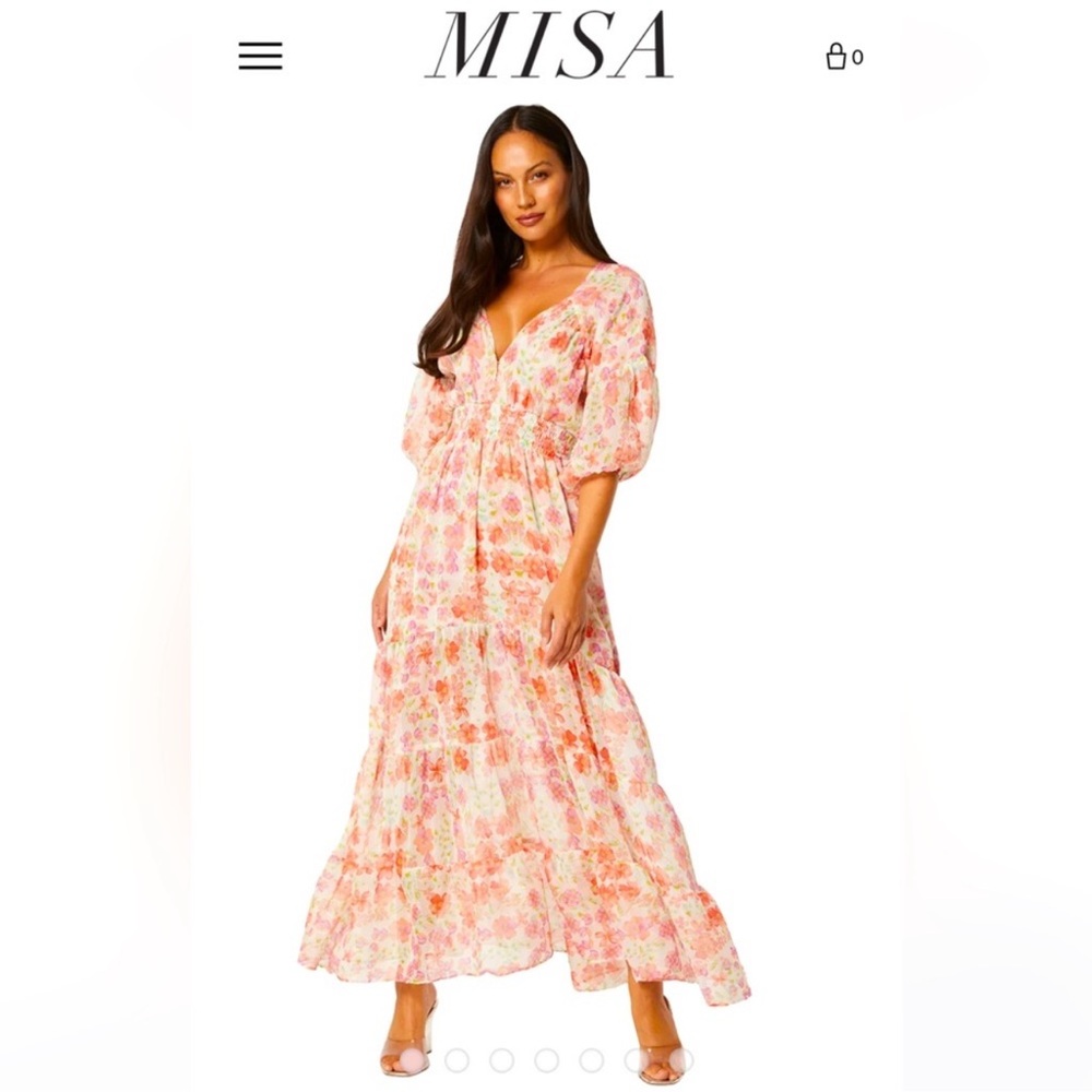 MISA Los Angeles Pippa Dress in Cora Flora